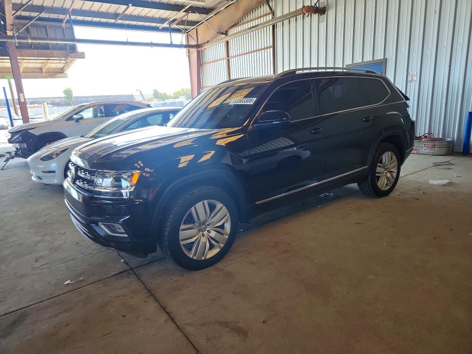 2018 Volkswagen Atlas VIN 1V2NR2CA1JC504275 COPART salvage auction — REAR END, Ca - Salvage Certificate, sold $2,650 on 2026-07-23 (photo 1)