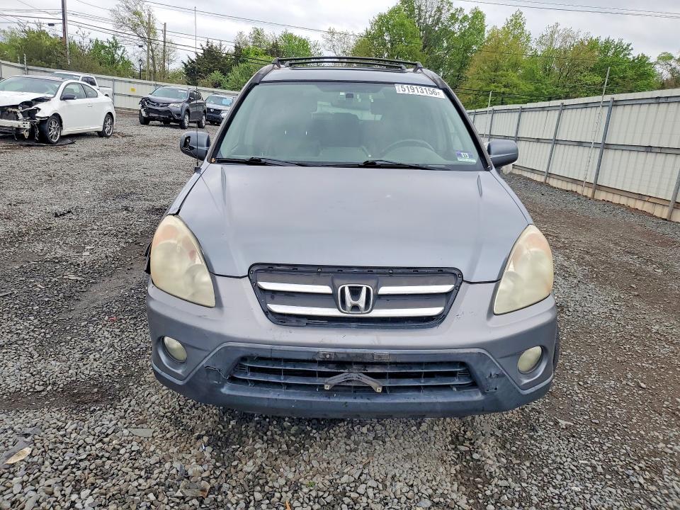 2006 Honda Cr-v VIN JHLRD78996C002654 COPART salvage auction — FRONT END, Nj - Cert Of Title-Salvage, sold $375 on 2026-07-21 (photo 5)