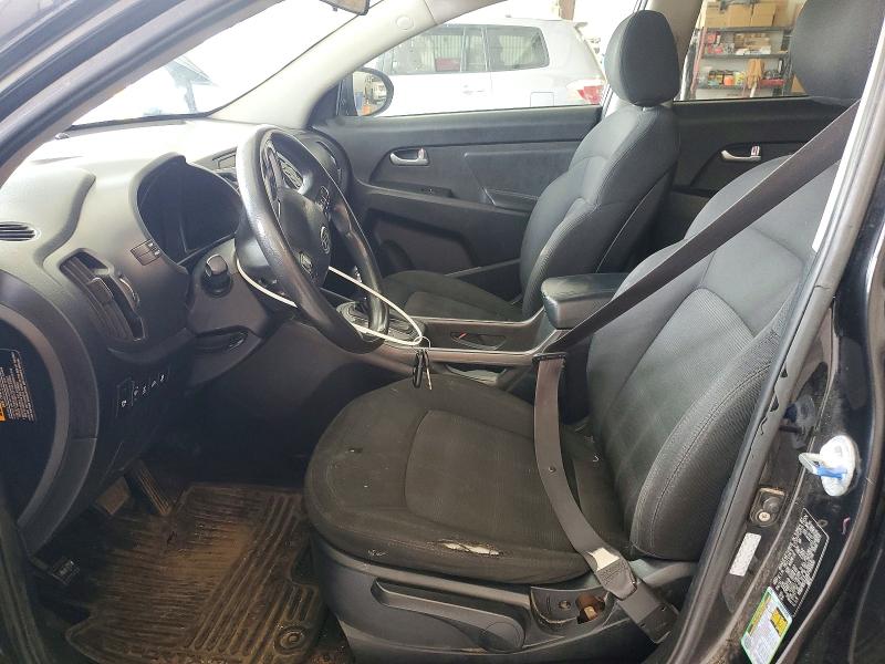 2011 Kia Sportage VIN KNDPBCA2XB7153330 COPART salvage auction — HAIL, Ne - Certificate Of Title, sold $750 on 2026-07-02 (photo 7)