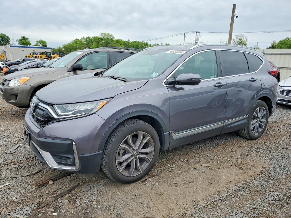 2022 Honda Cr-v VIN 7FARW2H96NE035482 COPART salvage auction — SIDE, Nj - Cert Of Title-Salvage, sold $8,400 on 2026-07-31 (photo 1)
