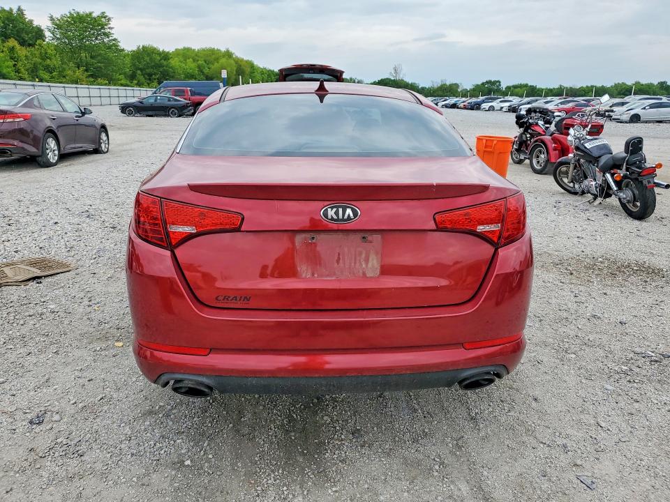 2013 Kia Optima VIN 5XXGM4A77DG180541 COPART salvage auction — FRONT END, Ar - Cert Of Title-Salvage, sold $600 on 2026-07-27 (photo 6)
