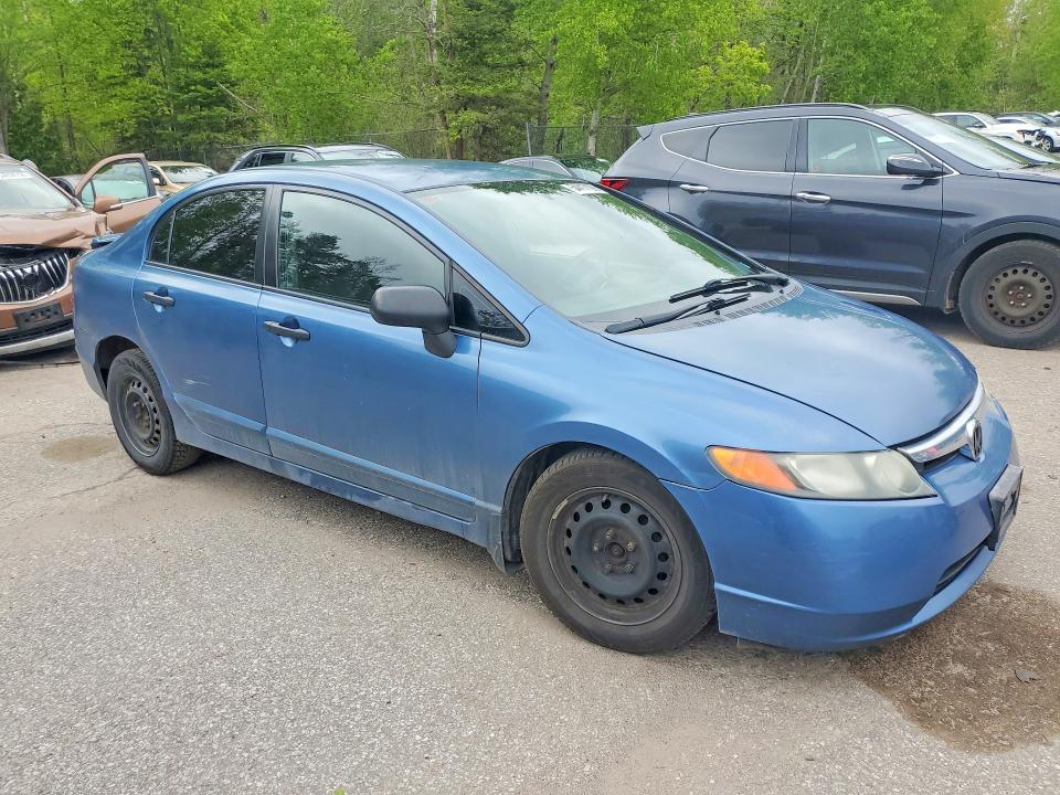 2008 Honda Civic VIN 2HGFA16488H026619 COPART salvage auction — REAR END, On - Permit Salvage, sold $200 on 2026-07-02 (photo 4)