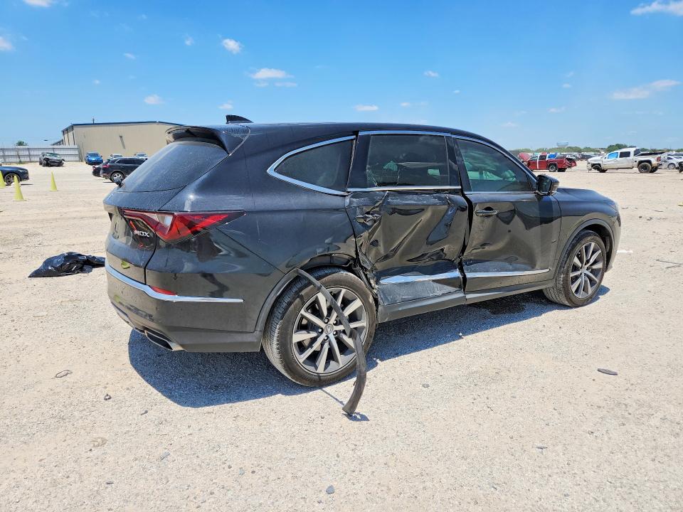 2025 Acura Mdx VIN 5J8YD9H45SL001487 COPART salvage auction — SIDE, Tx - Salvage Vehicle Title, sold $14,800 on 2026-07-30 (photo 3)