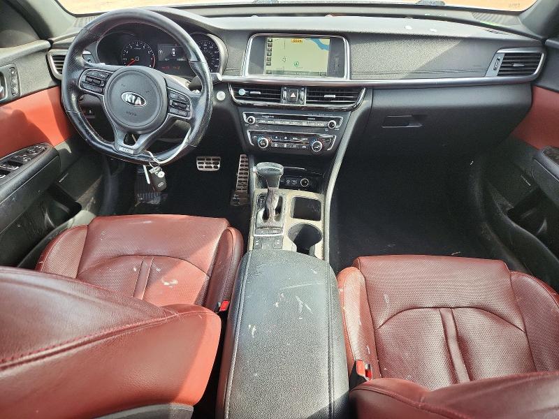 2016 Kia Optima VIN 5XXGW4L25GG016009 COPART salvage auction — REAR END, Al - Cert Of Title-Salvage Title, sold $125 on 2026-07-15 (photo 8)