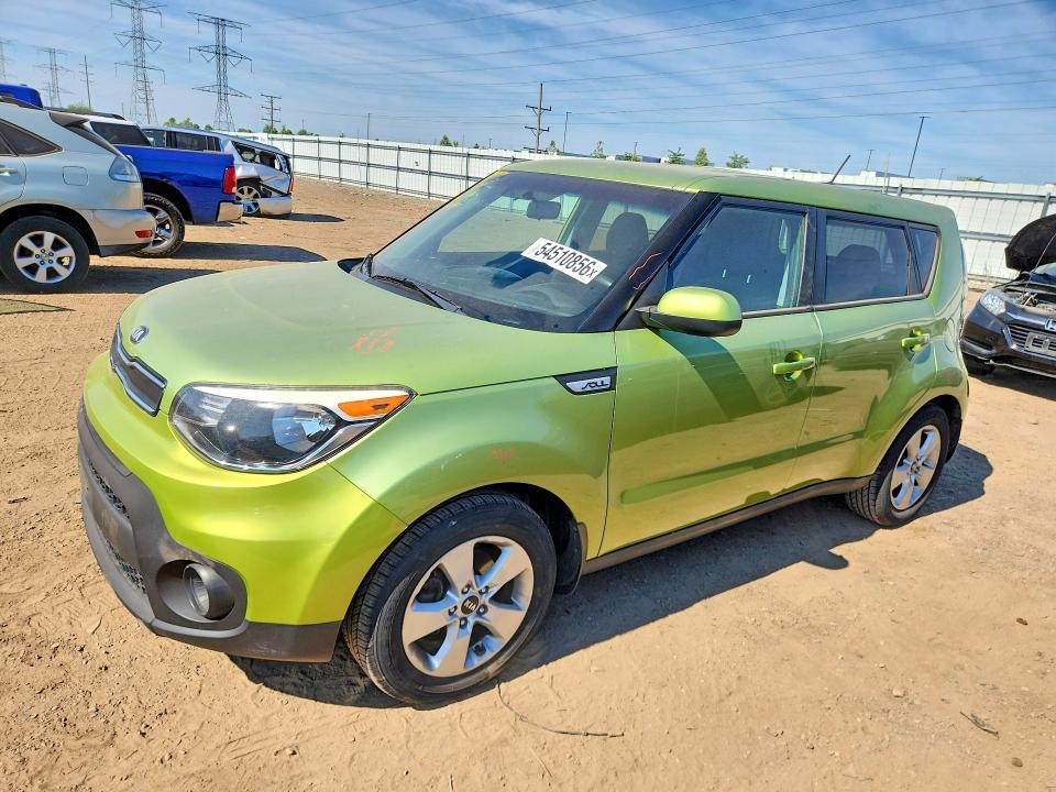 2018 Kia Soul VIN KNDJN2A2XJ7889609 COPART salvage auction — REAR END, Il - Salvage Certificate, sold $1,400 on 2026-07-21 (photo 1)