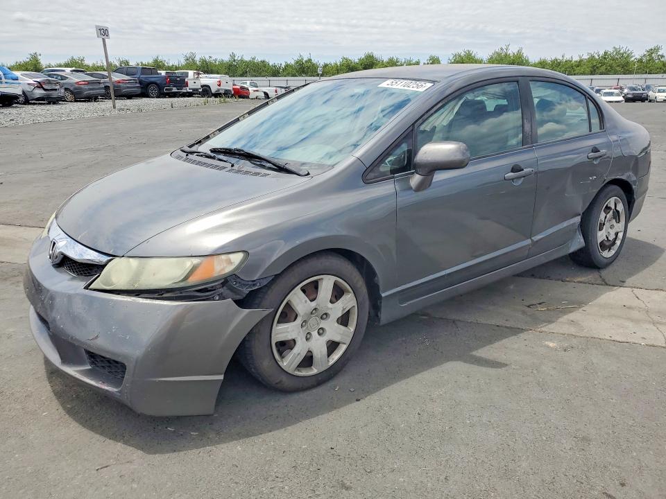 2010 Honda Civic VIN 2HGFA1F51AH331409 COPART salvage auction — SIDE, Ca - Salvage Certificate, sold $1,200 on 2026-07-02 (photo 1)