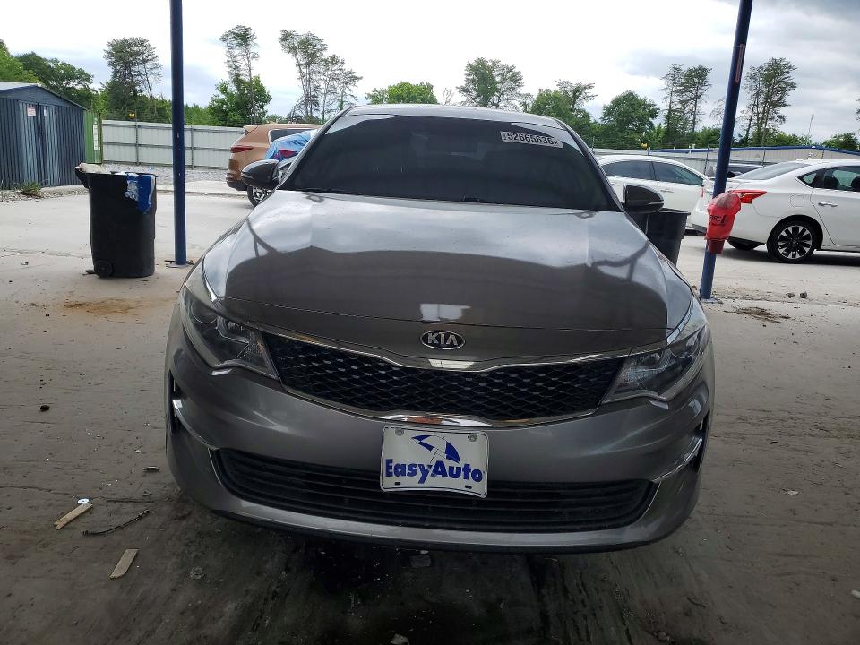 2018 Kia Optima VIN 5XXGT4L36JG229625 COPART salvage auction — REAR END, Ga - Cert Of Title-Salvage, sold $425 on 2026-07-30 (photo 5)
