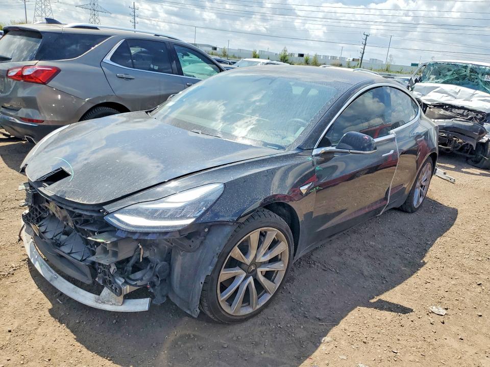 2020 Tesla Model 3 VIN 5YJ3E1EAXLF660803 COPART salvage auction — FRONT END, Il - Salvage Certificate, sold $3,600 on 2026-07-14 (photo 1)