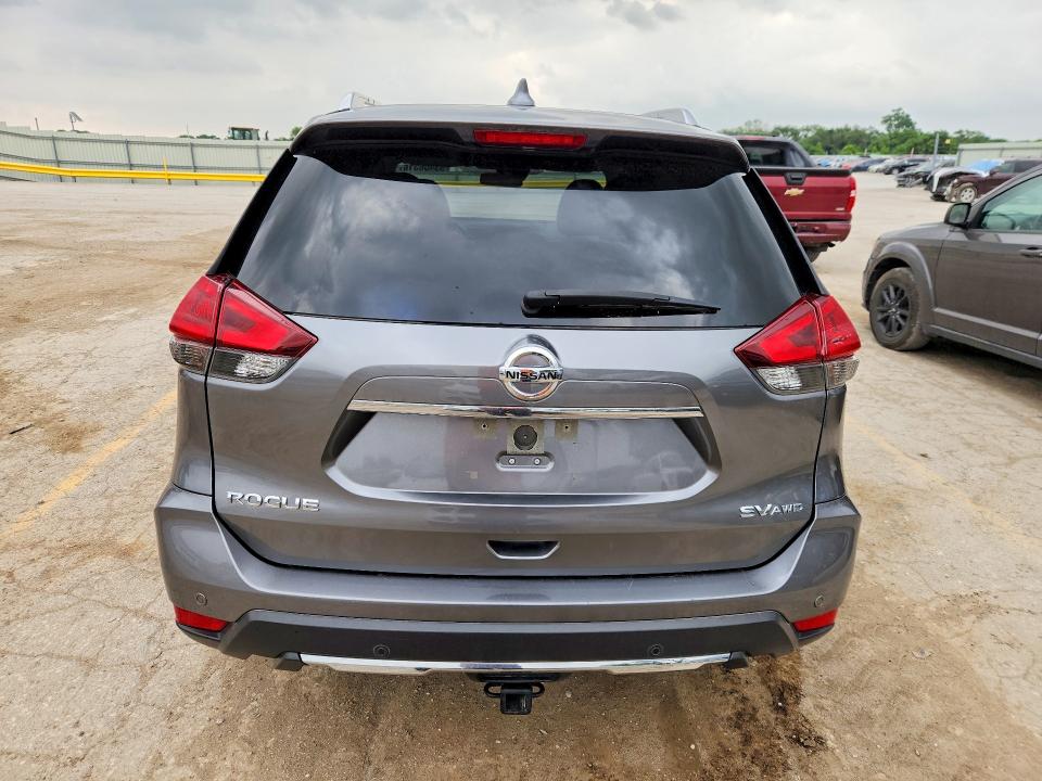 2020 Nissan Rogue VIN JN8AT2MV6LW144669 COPART salvage auction — HAIL, Ks - Cert Of Title-Salvage, sold $5,800 on 2026-07-20 (photo 6)