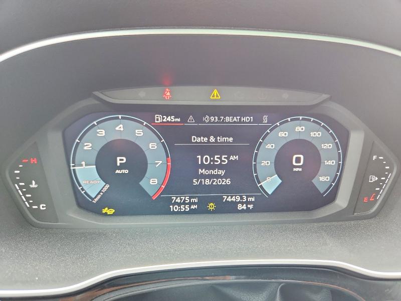 2025 Audi Q3 VIN WA1DECF32S1034017 COPART salvage auction — REAR END, Tx - Salvage Vehicle Title, sold $17,900 on 2026-07-02 (photo 9)