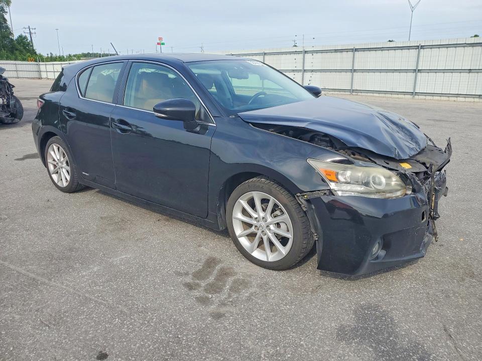 2012 Lexus Ct VIN JTHKD5BH2C2102954 COPART salvage auction — FRONT END, Nc - Salvage Certificate Of Title, sold $275 on 2026-07-21 (photo 4)