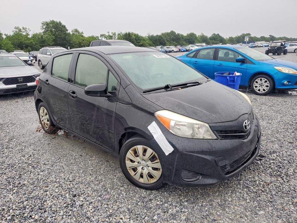 2012 Toyota Yaris VIN JTDKTUD34CD526821 COPART salvage auction — FRONT END, Tx - Salvage Vehicle Title, sold $125 on 2026-07-27 (photo 4)