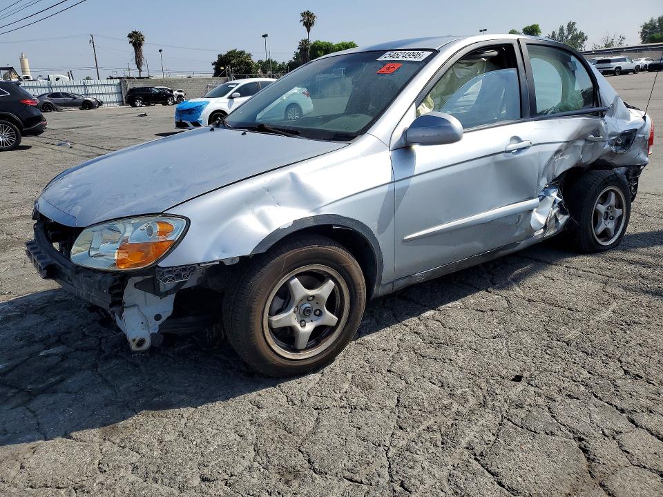 2007 Kia Spectra VIN KNAFE121975381543 — COPART salvage auction photo