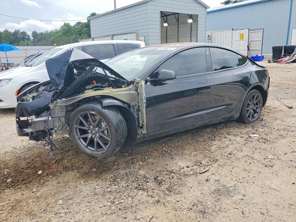 2018 Tesla Model 3 VIN 5YJ3E1EA5JF033035 COPART salvage auction — FRONT END, GA - CERTIFICATE OF TITLE, sold $450 on 2026-07-16 (photo 1)