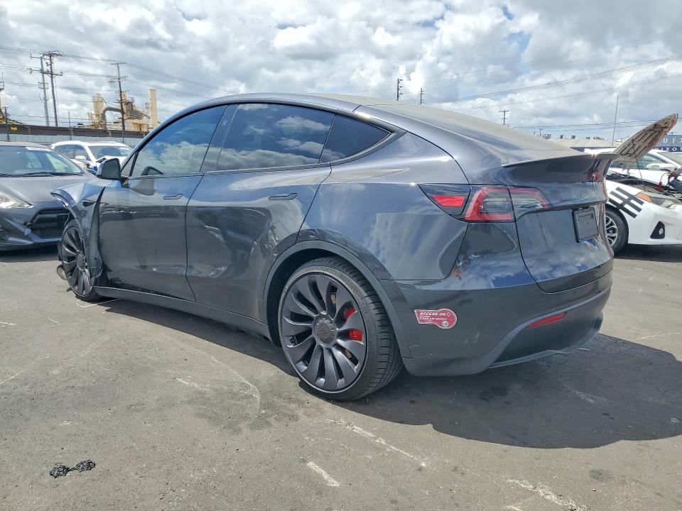 2024 Tesla Model y VIN 7SAYGDEF0RF059294 COPART salvage auction — FRONT END, Ca - Salvage Certificate, sold $12,000 on 2026-07-27 (photo 2)