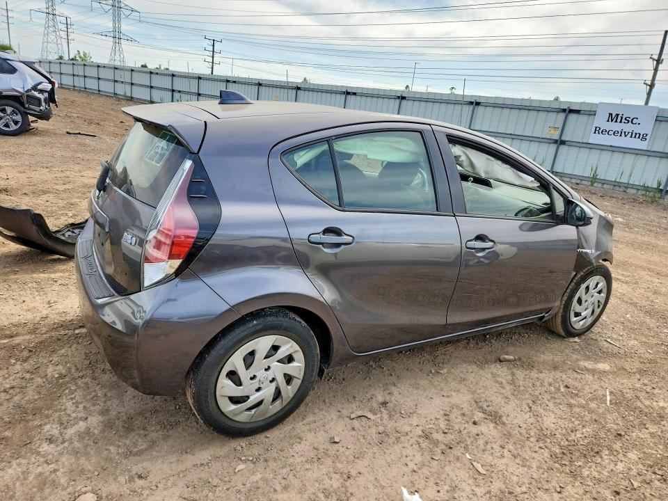 2016 Toyota Prius VIN JTDKDTB33G1130218 COPART salvage auction — FRONT END, Il - Certificate Of Title, sold $725 on 2026-07-09 (photo 3)