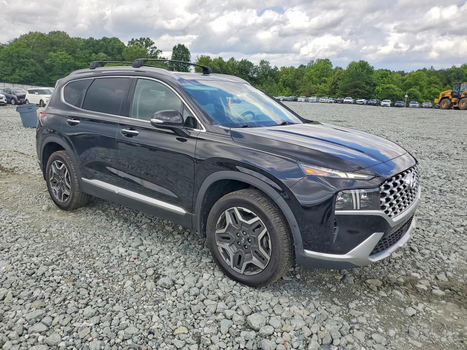 2021 Hyundai Santa fe VIN KM8S5DA11MU012547 COPART salvage auction — REAR END, Nc - Salvage Certificate Of Title, sold $150 on 2026-07-29 (photo 4)