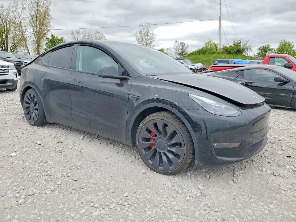 2023 Tesla Model y VIN 7SAYGDEF8PF782095 COPART salvage auction — REAR END, Pa - Certificate Of Salvage, sold $10,200 on 2026-07-02 (photo 4)