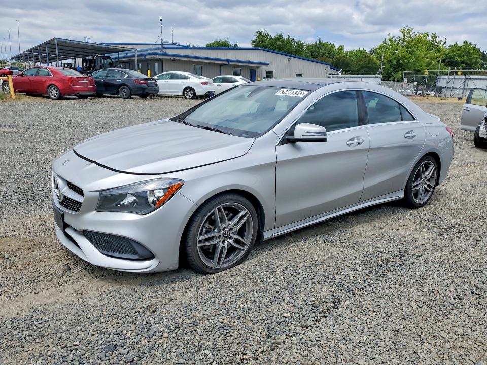2018 Mercedes-benz Cla-klasse VIN WDDSJ4EB2JN538118 COPART salvage auction — MECHANICAL, Ca - Salvage Certificate, sold $3,300 on 2026-07-14 (photo 1)