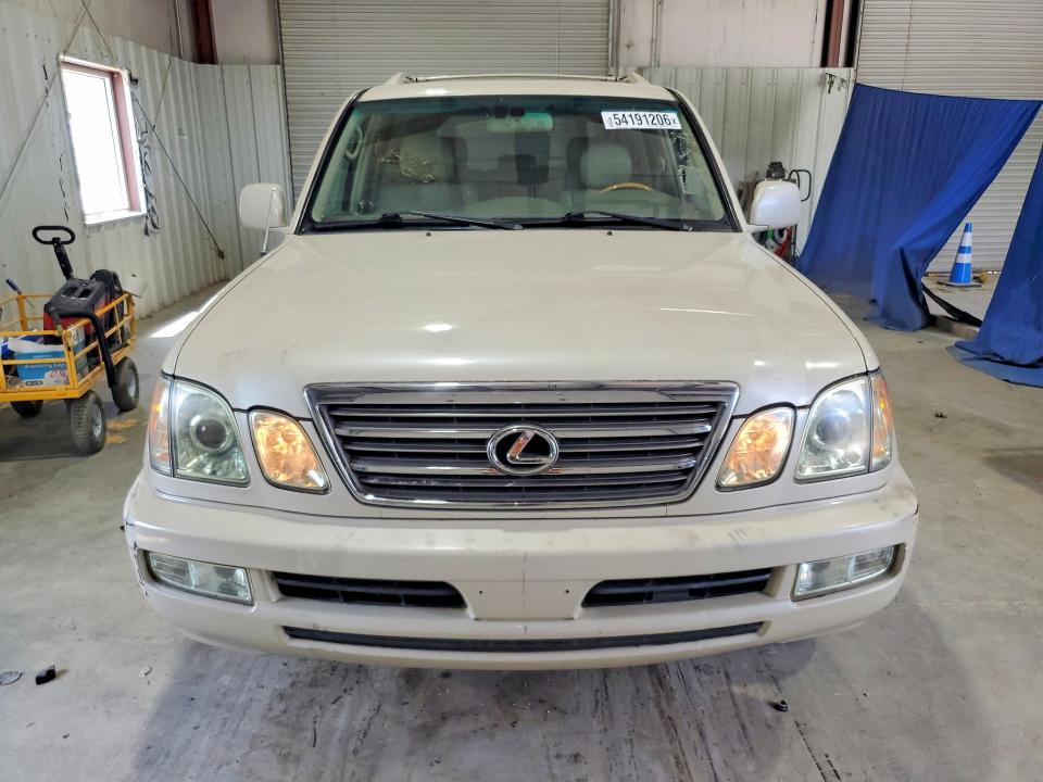 2004 Lexus Lx 470 VIN JTJHT00W643546804 COPART salvage auction — FRONT END, Wv - Certificate Of Title (P), sold $7,000 on 2026-07-27 (photo 5)