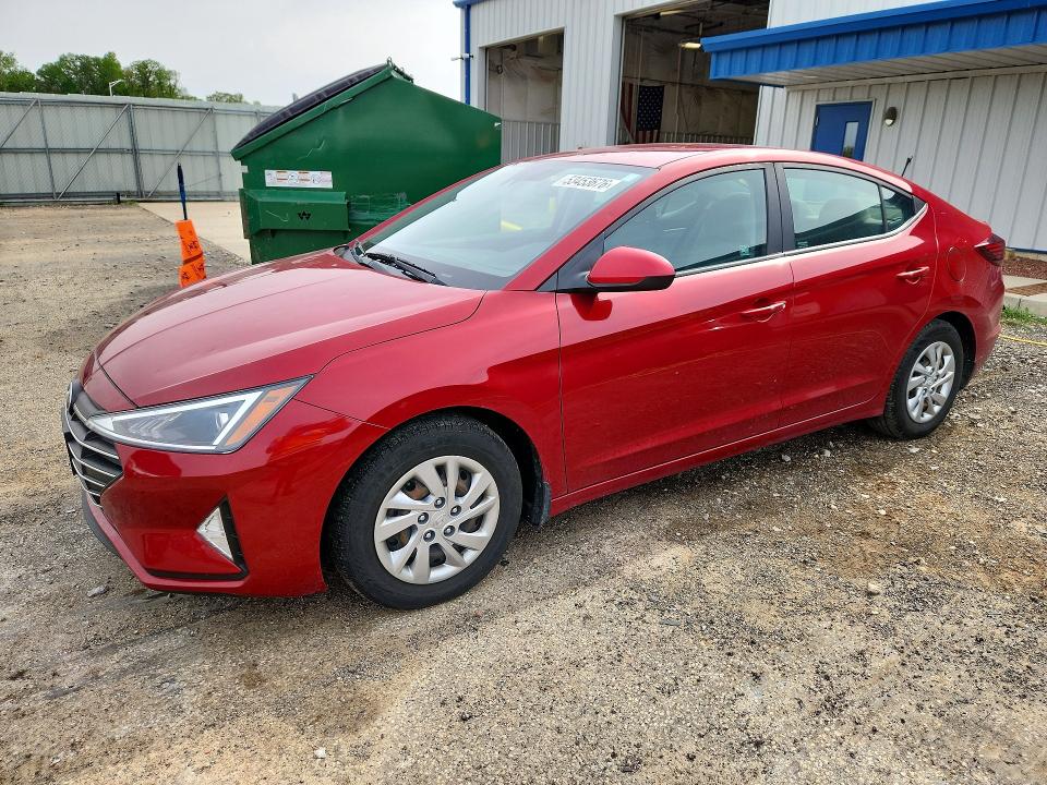 2020 Hyundai Elantra VIN KMHD74LF1LU899447 COPART salvage auction — HAIL, Wi - Salvage - Multiple Brands, sold $1,700 on 2026-07-07 (photo 1)