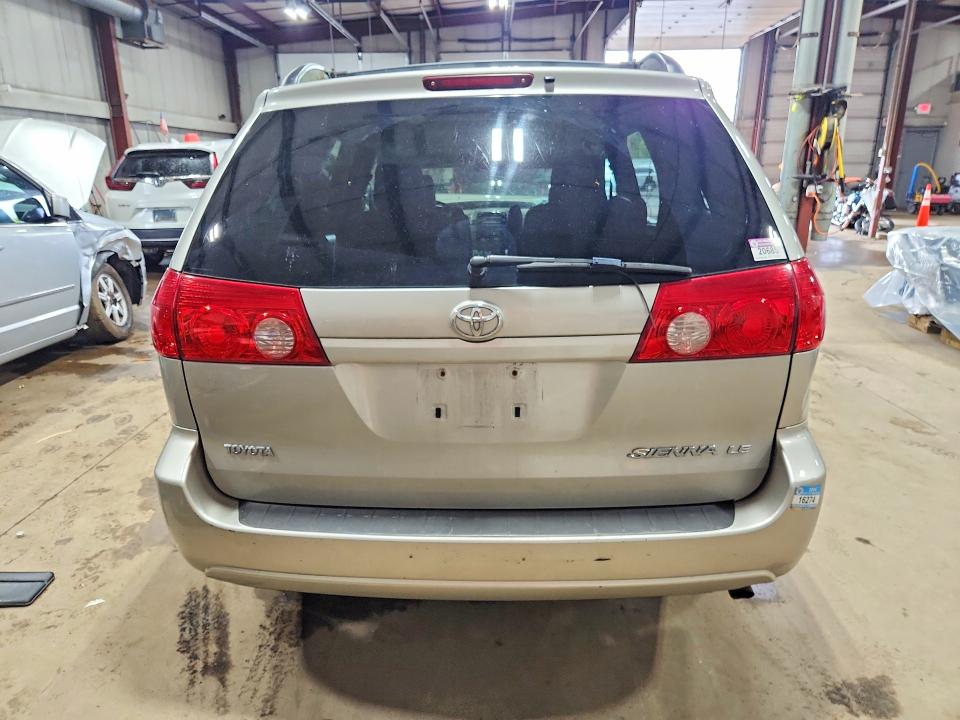 2008 Toyota Sienna VIN 5TDZK23C38S121567 COPART salvage auction — FRONT END, Ct - Cert Of Title-Salvage, sold $675 on 2026-07-02 (photo 6)