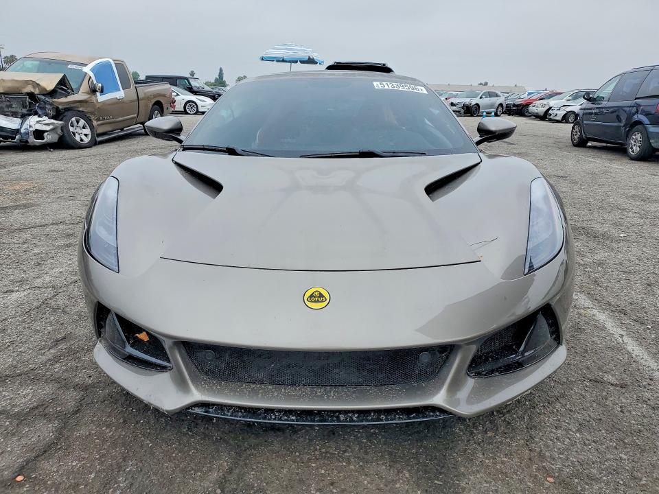 2025 Lotus Emira VIN SCCLEJAX6SHB10220 COPART salvage auction — REAR END, Ca - Salvage Certificate, sold $43,500 on 2026-07-02 (photo 5)