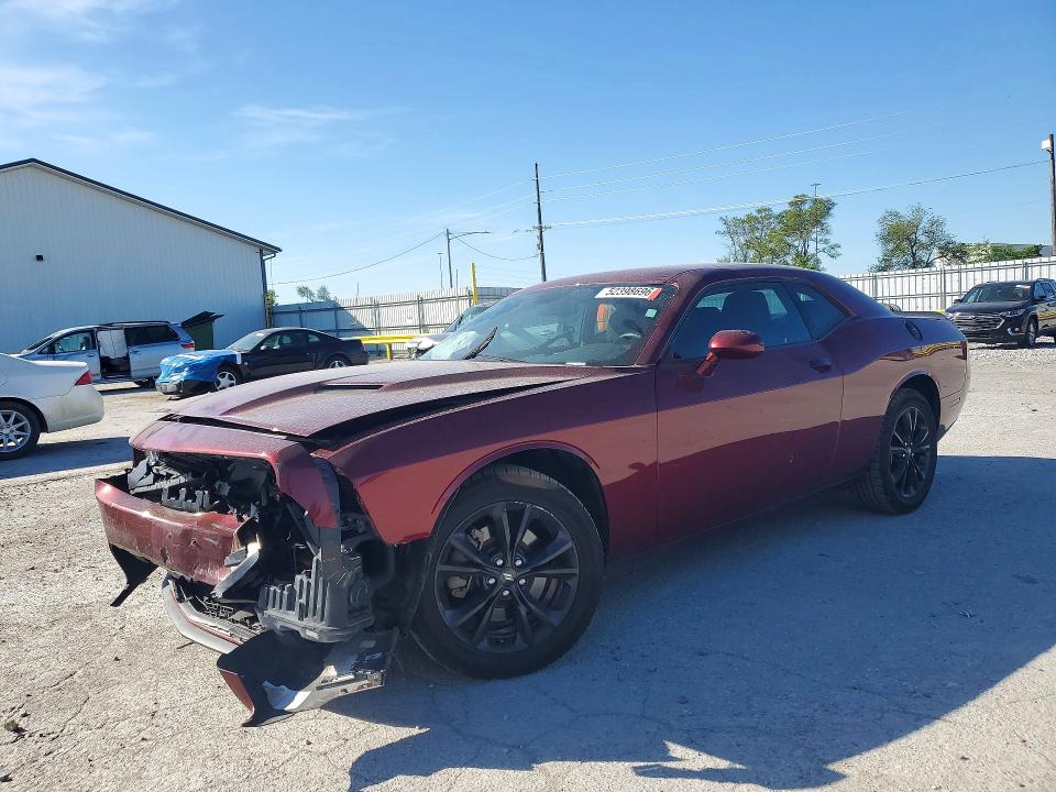 2021 Dodge Challenger VIN 2C3CDZGG6MH611262 COPART salvage auction — FRONT END, IA - CERT OF TITLE-SALVAGE TITLE, sold $7,000 on 2026-07-24 (photo 1)