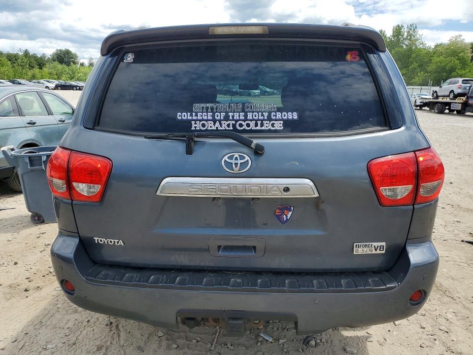 2008 Toyota Sequoia VIN 5TDBY67A18S017014 COPART salvage auction — MINOR DENT/SCRATCHES, Ma - Certificate Of Title, sold $3,900 on 2026-07-27 (photo 6)