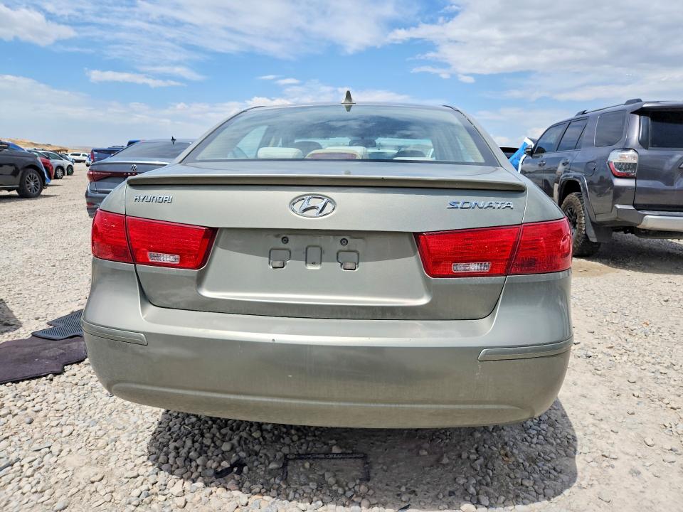 2009 Hyundai Sonata VIN 5NPET46C69H504350 COPART salvage auction — FRONT END, Ut - Salvage Certificate, sold $350 on 2026-07-14 (photo 6)