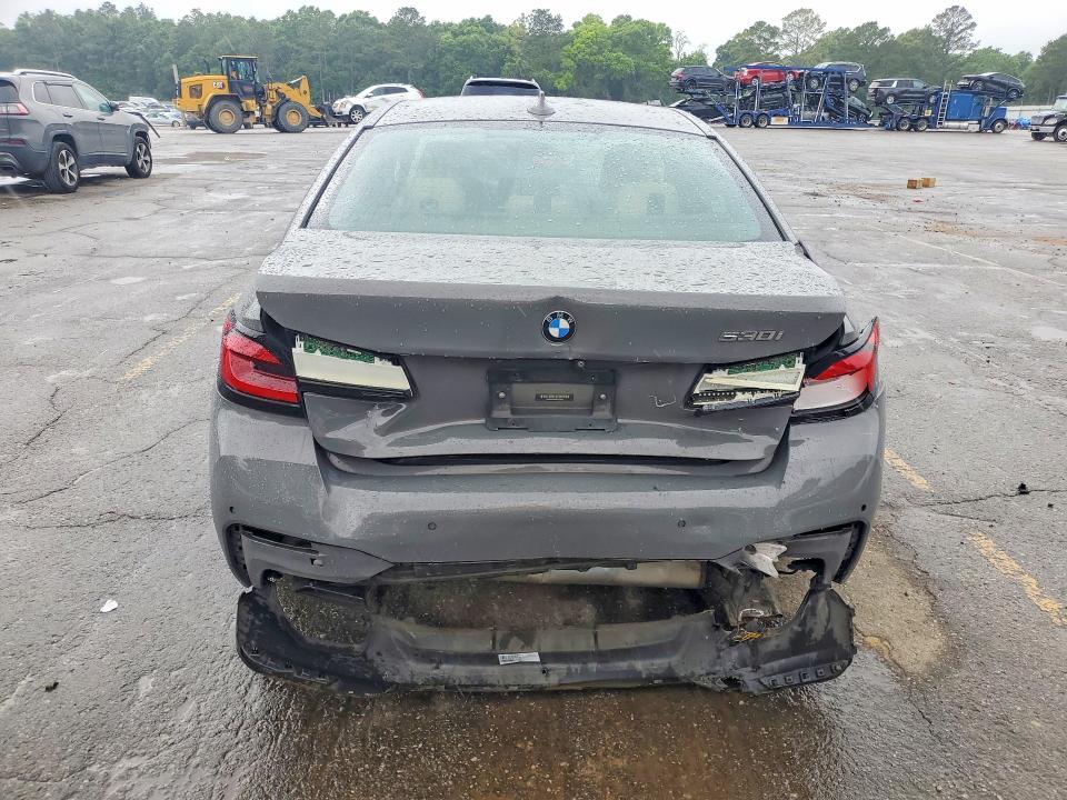 2021 BMW 5er VIN WBA53BH04MCF27802 COPART salvage auction — REAR END, Al - Cert Of Title-Salvage Title, sold $15,200 on 2026-07-20 (photo 6)