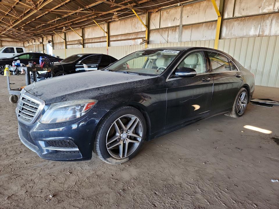 2014 Mercedes-benz S-klasse VIN WDDUG8CB7EA009262 COPART salvage auction — REAR END, Az - Certificate Of Title, sold $3,700 on 2026-07-06 (photo 1)
