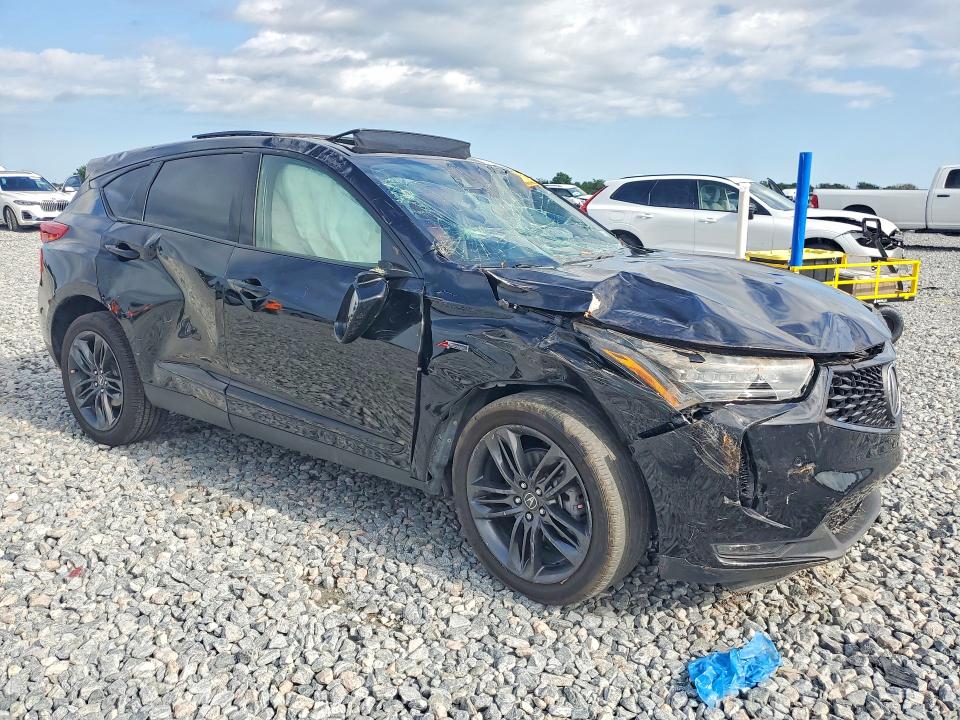 2023 Acura Rdx VIN 5J8TC1H67PL004589 COPART salvage auction — SIDE, Fl - Cert Of Title Slvg Rebuildable, sold $4,050 on 2026-07-02 (photo 4)