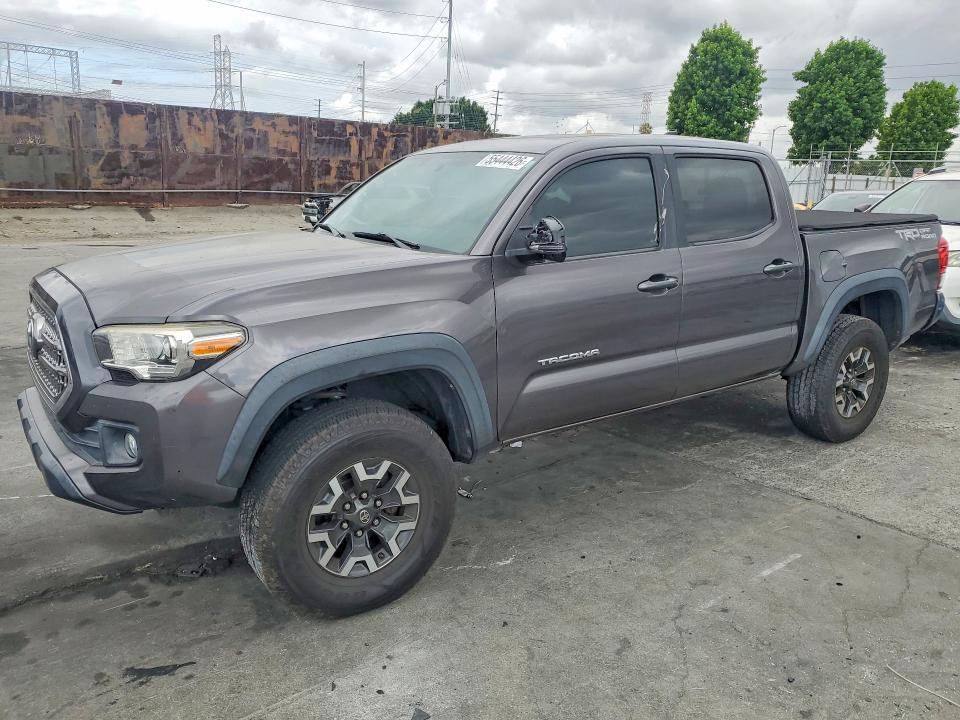 2016 Toyota Tacoma VIN 5TFAZ5CN9GX003768 COPART salvage auction — VANDALISM, Ca - Salvage Certificate, sold $10,300 on 2026-07-08 (photo 1)