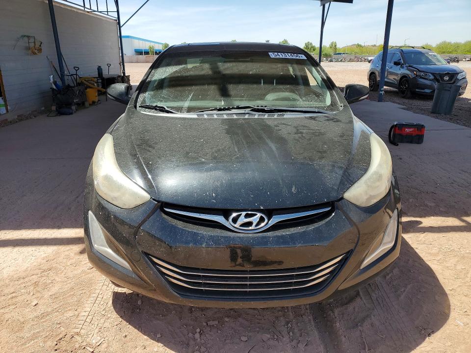 2014 Hyundai Elantra VIN KMHDH4AE6EU085868 COPART salvage auction — SIDE, Az - Cert Of Title - Salvage, sold $1,850 on 2026-07-02 (photo 5)