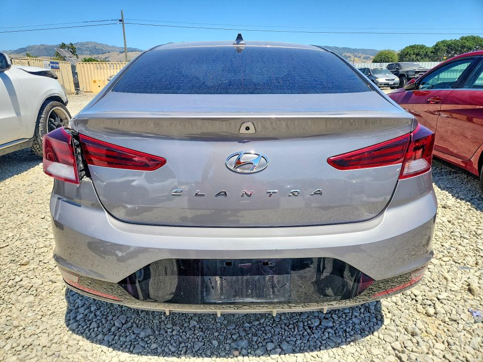 2020 Hyundai Elantra VIN KMHD84LF5LU084035 COPART salvage auction — VANDALISM, Ca - Salvage Certificate, sold $2,250 on 2026-07-21 (photo 6)