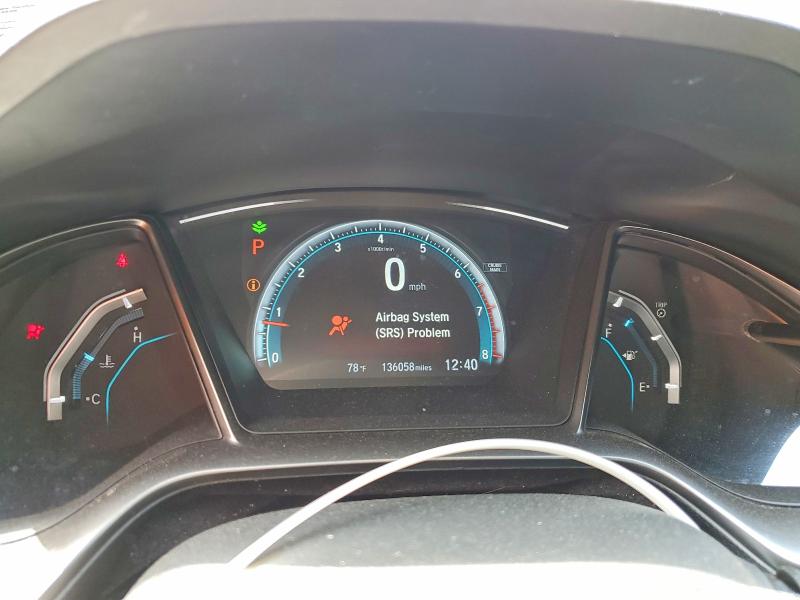 2018 Honda Civic VIN SHHFK7H58JU204432 COPART salvage auction — FRONT END, Md - Cert Of Salvage < 75% Damage, sold $3,750 on 2026-07-14 (photo 9)
