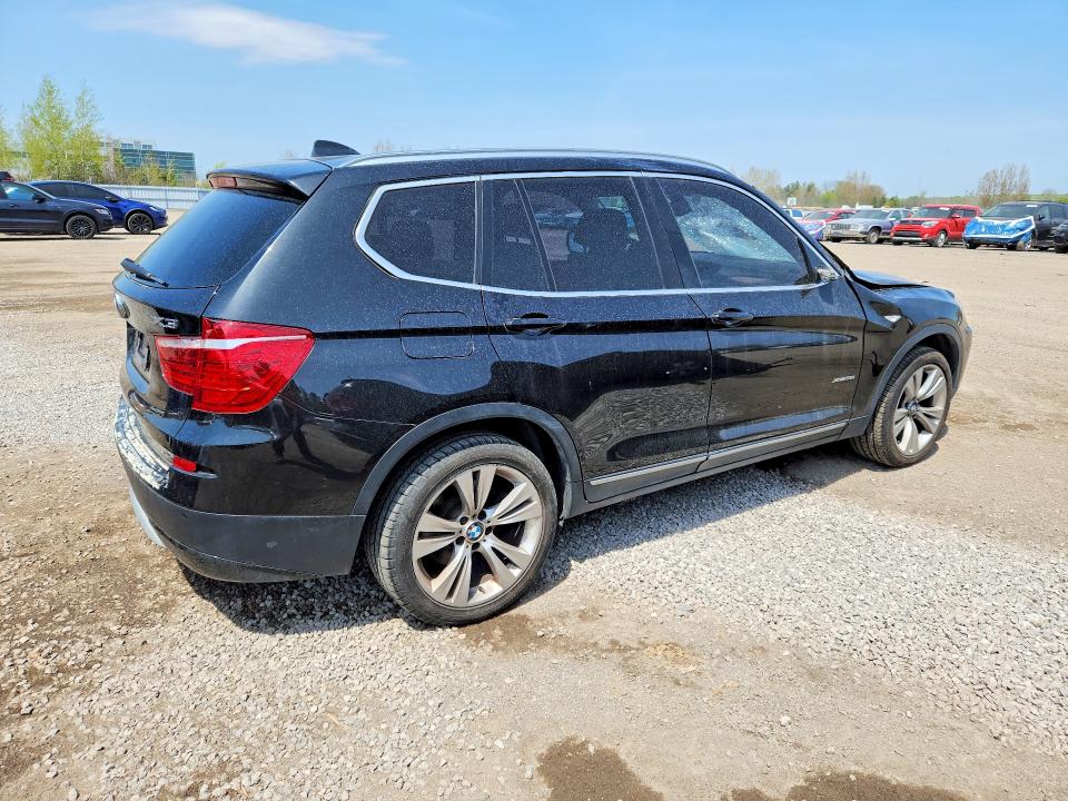 2014 BMW X3 VIN 5UXWX7C58EL984542 COPART salvage auction — FRONT END, ON - PERMIT NO BRAND - UNFIT, sold $275 on 2026-07-28 (photo 3)