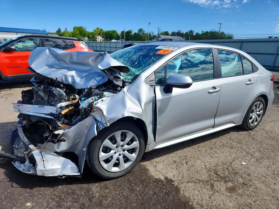 2021 Toyota Corolla VIN 5YFEPMAE1MP159477 COPART salvage auction — FRONT END, Pa - Certificate Of Salvage, sold $1,250 on 2026-07-28 (photo 1)