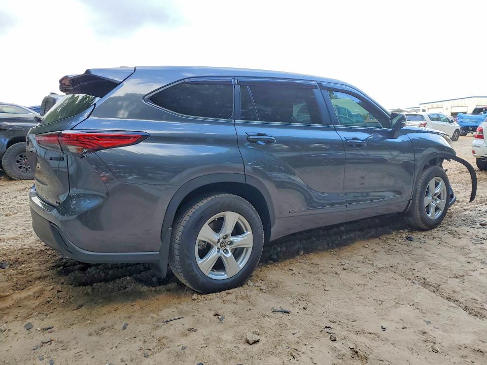 2023 Toyota Highlander VIN 5TDZARAH0PS526312 COPART salvage auction — FRONT END, Ga - Cert Of Title-Salvage, sold $15,700 on 2026-07-10 (photo 3)