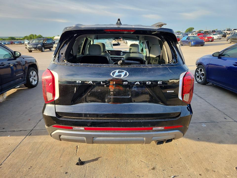 2024 Hyundai Palisade VIN KM8R2DGE4RU716265 COPART salvage auction — ROLLOVER, Fl - Certificate Of Destruction (P), sold $5,800 on 2026-07-09 (photo 6)