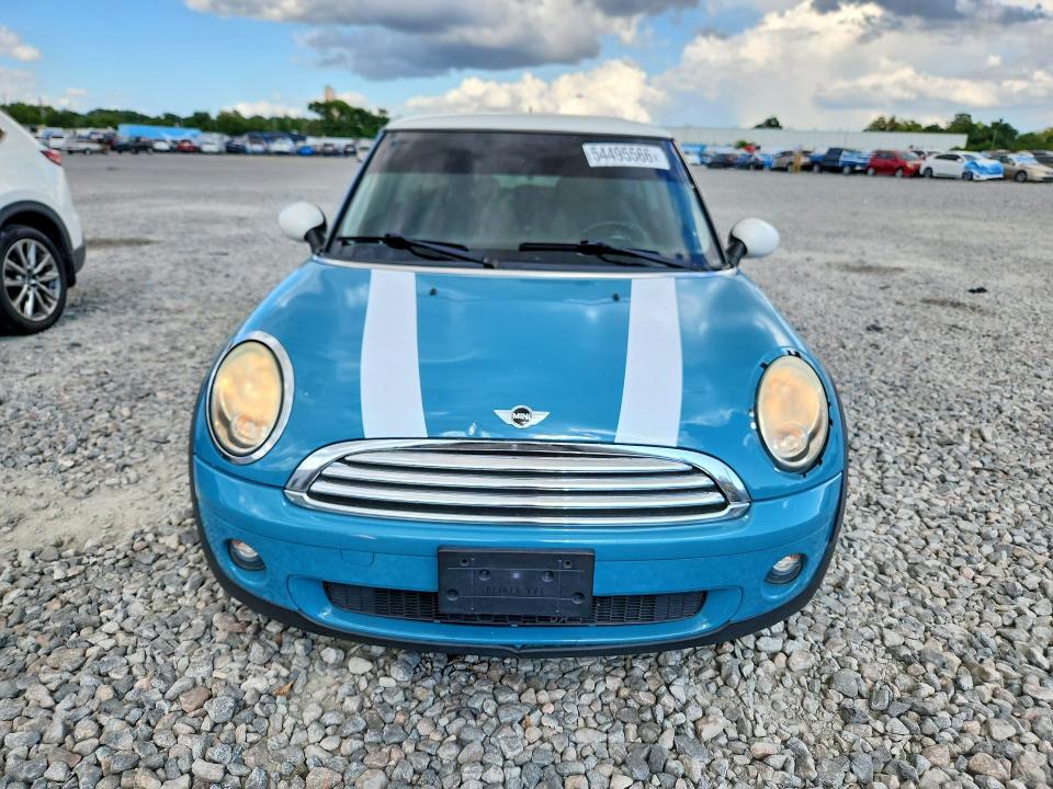 2010 Mini Cooper VIN WMWMF3C50ATZ25044 COPART salvage auction — FRONT END, Fl - Cert Of Title Slvg Rebuildable, sold $675 on 2026-07-13 (photo 5)