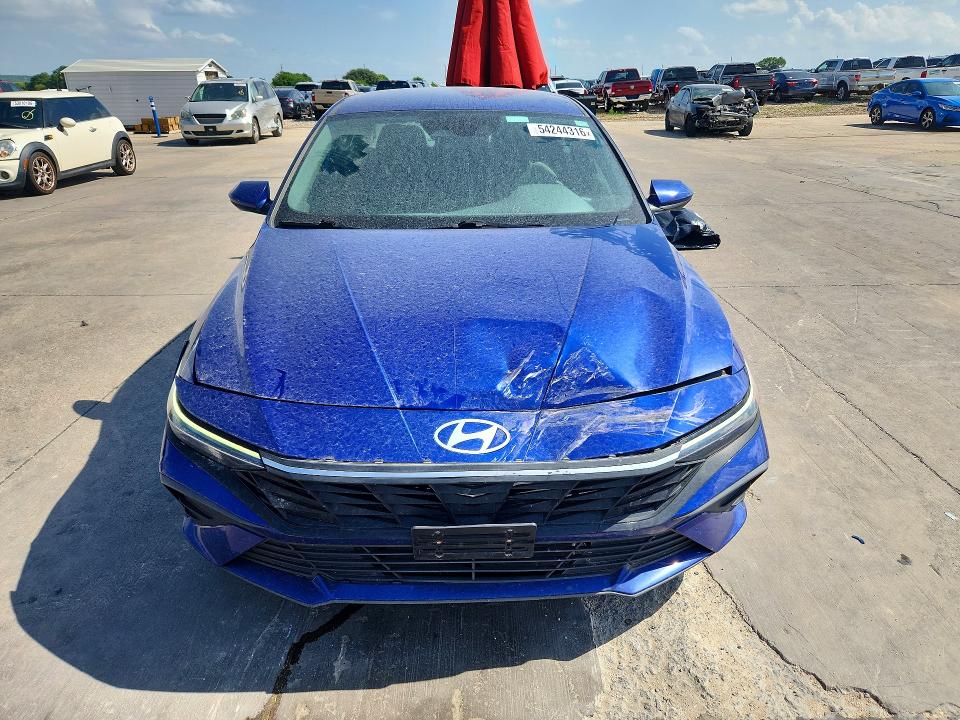 2024 Hyundai Elantra VIN KMHLM4DG1RU664759 COPART salvage auction — REAR END, TX - SALVAGE VEHICLE TITLE, sold $4,500 on 2026-08-01 (photo 5)