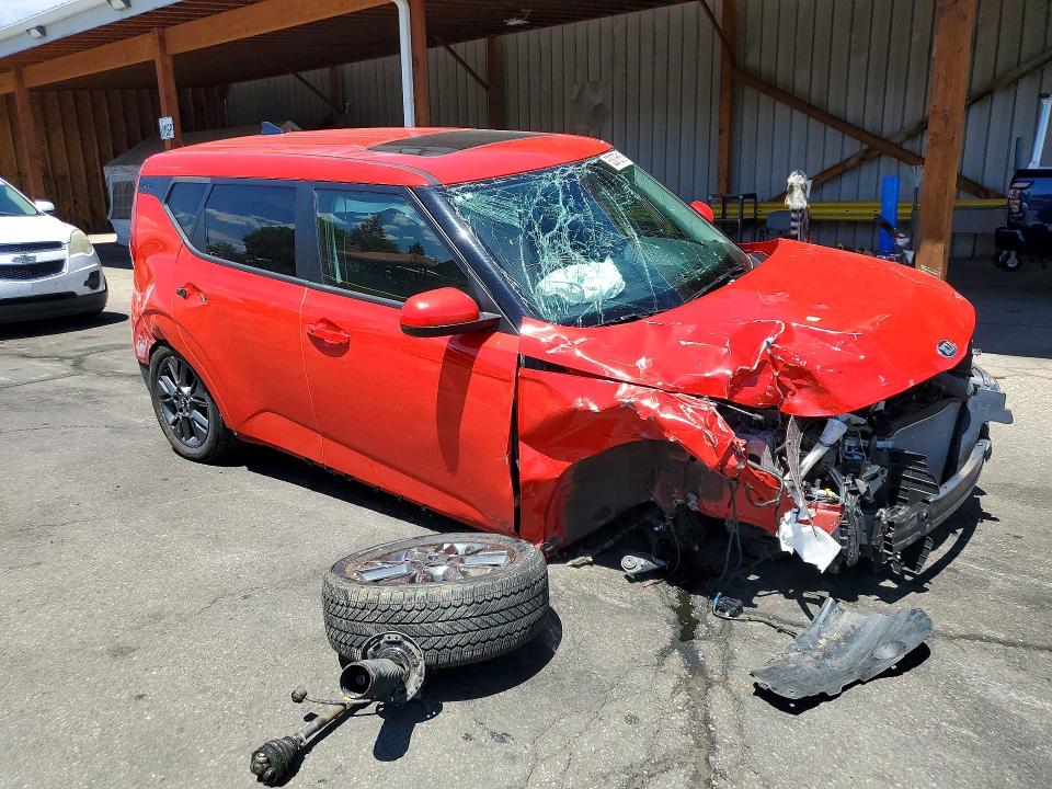 2021 Kia Soul VIN KNDJ33AU2M7133385 COPART salvage auction — FRONT END, Co - Salvage Title, sold $1,300 on 2026-07-09 (photo 4)