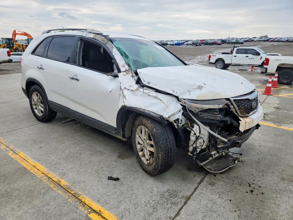 2014 Kia Sorento VIN 5XYKT4A68EG490201 COPART salvage auction — FRONT END, Ky - Cert Of Title-Salvage, sold $350 on 2026-07-02 (photo 4)