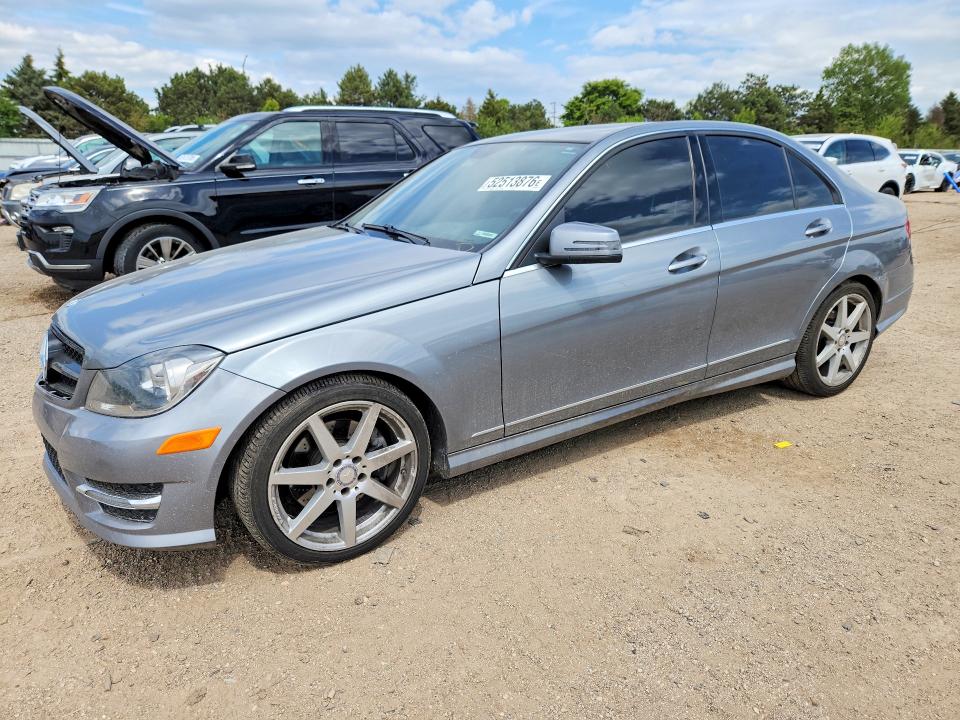 2014 Mercedes-benz VIN WDDGF8AB8EG243569 COPART salvage auction — SIDE, Il - Salvage Certificate, sold $4,100 on 2026-07-28 (photo 1)