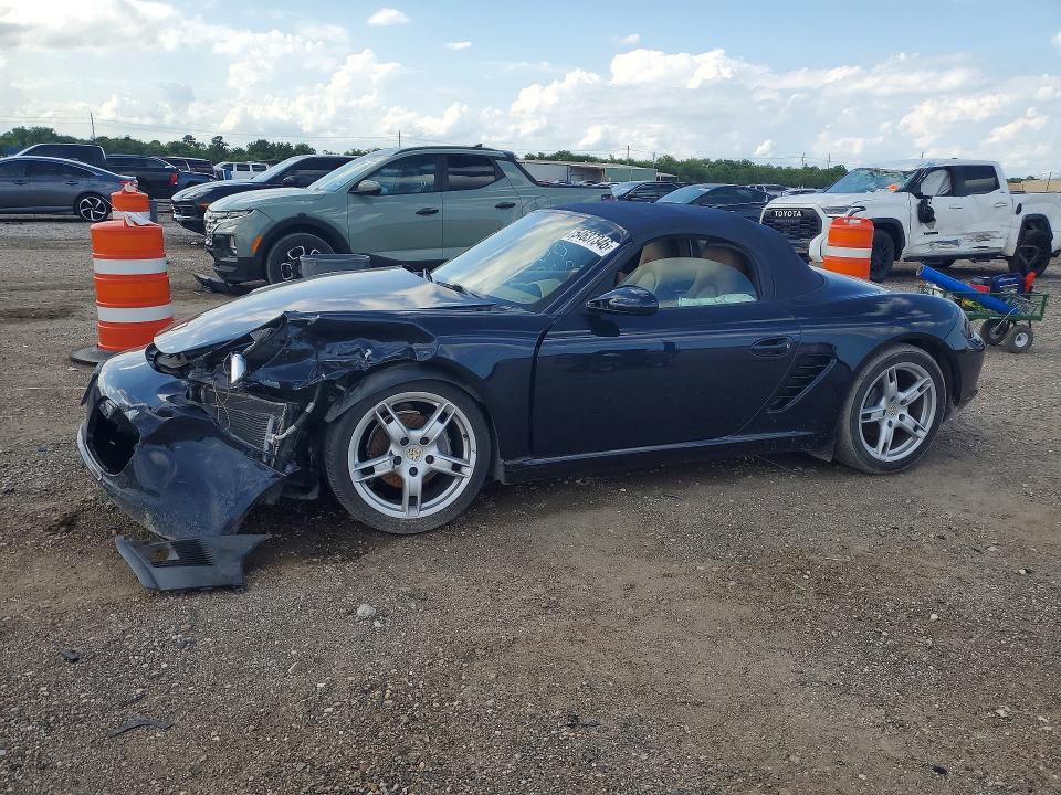 2006 Porsche Boxster VIN WP0CA29836U710333 COPART salvage auction — FRONT END, Tx - Salvage Vehicle Title, sold $3,000 on 2026-07-02 (photo 1)