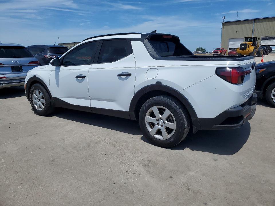 2022 Hyundai Santa cruz VIN 5NTJC4AE9NH008199 COPART salvage auction — FRONT END, La - Certificate Of Title (P), sold $11,800 on 2026-07-30 (photo 2)