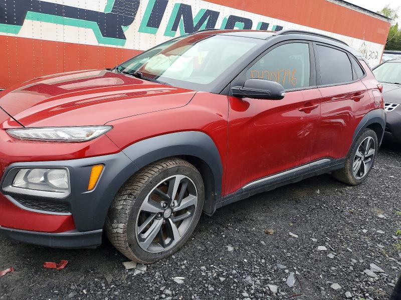 2019 Hyundai Kona VIN KM8K3CA50KU318123 COPART salvage auction — FRONT END, Qc - Gravement Accidente, sold $500 on 2026-07-21 (photo 1)