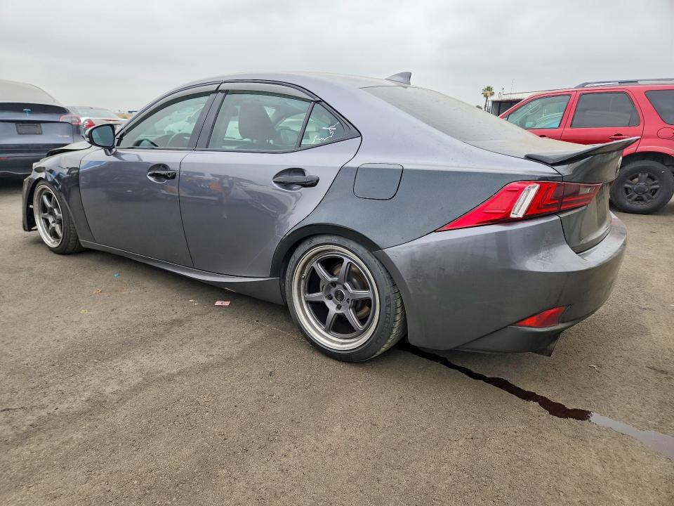 2014 Lexus Is VIN JTHBF1D26E5038317 COPART salvage auction — FRONT END, Ca - Salvage Certificate, sold $900 on 2026-07-15 (photo 2)